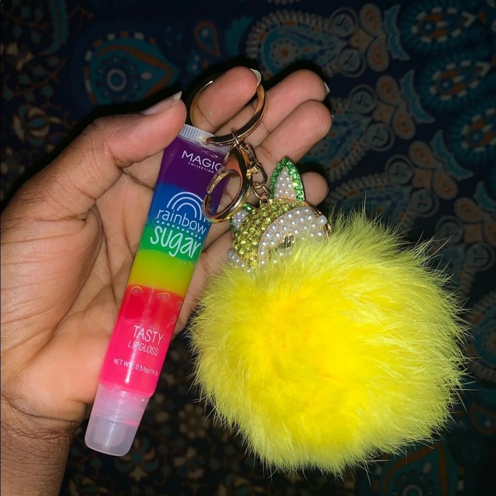 lipgloss keychain
